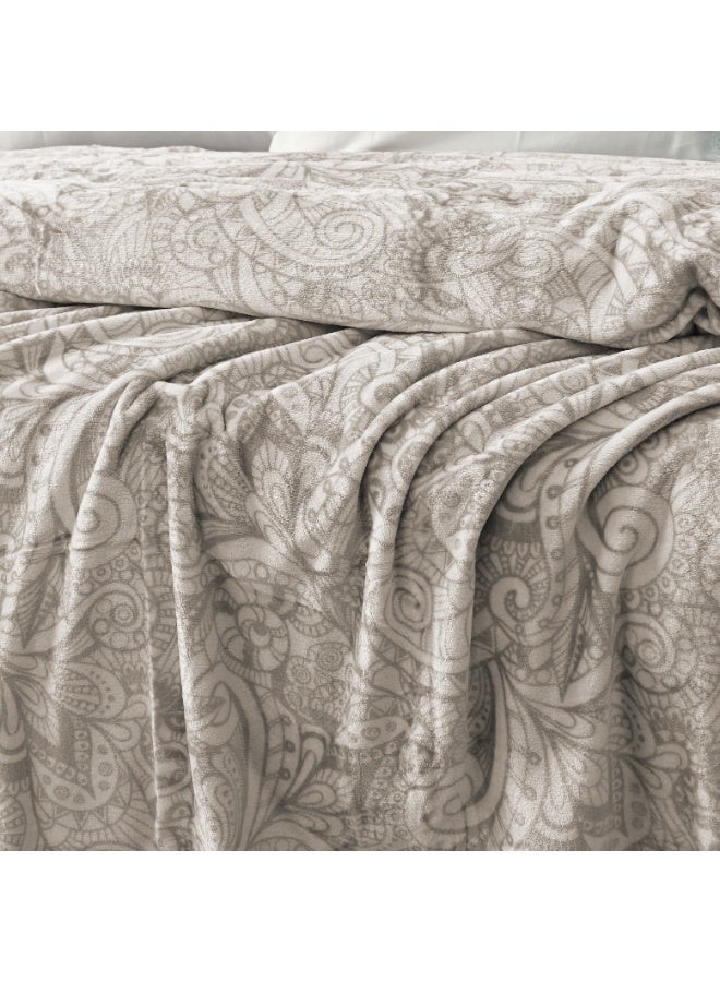 Morano Viva Blanket – Printed Model, 220x240 CM, Lightweight Ultra-Soft Polyester Throw with Elegant Finish, Stylish Colors,Warm and Cozy Blanket for Bed or Sofa - Image 2